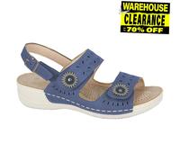 Boulevard Becca Sandalo Casual Donna Navy Blue In Puo A Strappo