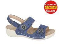 Boulevard Becca Sandalo Casual Donna Navy Blue In Puo A Strappo