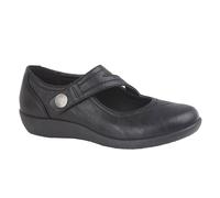 Boulevard Calgary Donna Moda Casual Classico Abbigliamento Scarpe Largo Fit Nero