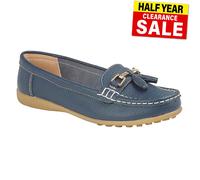 Boulevard Camila Donna Mocassini Con Nappa In Pelle Smart Casual Navy