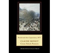 Boulevard des Capucines, 1873: Claude Monet Cross Stitch Pattern