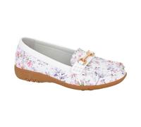 Boulevard Mocassini Floreale Pelle Donna (DF2506)