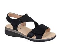 Boulevard Sandali Casual Donna Con Chiusura Touch Elasticizzata Nero Shimmer
