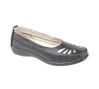 Boulevard Scarpe casual estive perforate da donna/donna, Nero , 38 EU