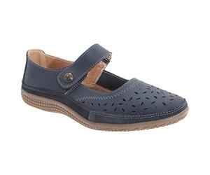 Boulevard - Scarpe comode da Donna (40 EU) (Blu Navy)