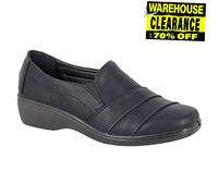 Boulevard Scarpe Donna Smart Casual Easy Slip On Nere Sintetiche