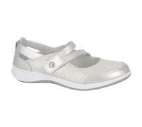 Boulevard Suzie Classico da Donna Moda Casual Scarpe Comode Argento (Largo Fit)