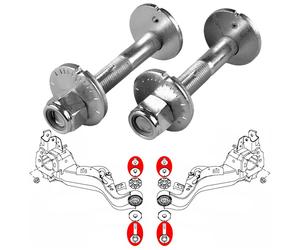Boulons Excentriques Per Regolazione Camber Bracci Posteriori Per Nissan X-Trail