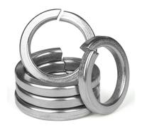 BOUMVID 20 Pezzi M4 Rondelle Elastiche a Spirale, Rondella Acciaio inossidabile 304, Rondella a Molla A2 V2A DIN 127 Forma B, Rondelle di Sicurezza con Blocco Elicoidale in Acciaio Inox