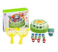 Bounce And Catch, Family Popping Game, Musical Electric Frog Toy, Interactive Rotating Fun, Light-Up Feature, ABS Material, 7.09x6.69 inches, Battery Powered, Engaging Playtime