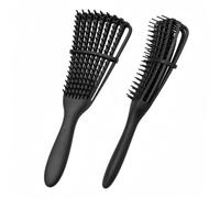 Bounce curl spazzola Pettine per capelli ricci dal design monoblocco | Morbido al tatto resistente e durevole nero 24 x 5 cm utilizzabile sia sui capelli bagnati che asciutti
