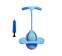 Bounce jump ball, Balance Hopping Exercise Ball, Handle Grip Jump Trainer Device, Heavy Duty Elastic Bounce Ball, Fitness Style Coordination Toy Design, for Preschool Home Backyard Indoor Outdoor Play