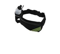 Bounce Sports - Cintura di idratazione con comodo contenitore, con due bottiglie facili da spremere (blu)