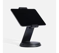 Bouncepad Eddy - Supporto da scrivania per iPad con chiusura di sicurezza, compatibile con la maggior parte dei tablet da 7"-13", in alluminio pressofuso, nero