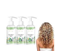 Bouncie'Lock Hair-Volumizing Cream,Hair Smoothing Volumizing Cream,Curly Hair Volumizing Cream,Curl Friend Defining Curl Cream,Shiny Curls All Day Long (3pcs)