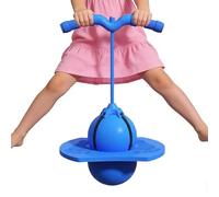 Bouncing Ball with Handle, Kids Jumping Ball with Pump and Easy Grip Handle, Durable Thick PVC Anti Slip Design, Hopper Balance Exercise Toy, for Kids Adults Indoor Outdoor Play Training Fitness