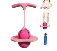 Bouncing Ball with Handle - Safe Portable Fun Jumpers with Handle and Pump - Children Jumpings Ball,for Outdoor Indoor Party Birthday Gym Training Playground Park Gyms