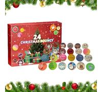 Bouncy Balls Christmas Adventt Calendar 2025, 24 Days Holiday Countdown Calendar with Ball Toys | Christmas Countdown Calendars Stress Relief Game Box for Kids, Gift, Boys, Girls, Adults, Home, Party