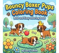 Bouncy Boxer Pups Coloring Book