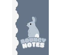 Bouncy Notes - Cute Bunny Notebook: Adorable Bunny Lined Journal for Writing, Doodling, and Daily Notes - Pastel Aesthetic Notebook Gift for Girls, Teens, and Animal Lovers