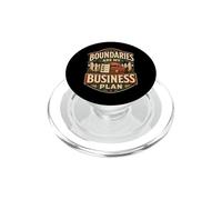 Boundaries Are My Business Plan Umorismo limiti PopSockets PopGrip per MagSafe