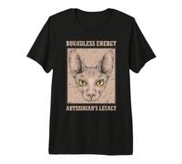 Boundless Energy Abyssinian's Legacy Cat Lover Owner Maglietta Premium