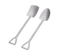 Boundless Voyage Cucchiaio a forma di pala in titanio Demitasse Espresso Mini cucchiaini da caffè, 6,1 pollici piccole stoviglie per dessert, tè, antipasti, forniture per feste ti1131t