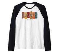 Bounty per Il Raccolto Autunnale Grazie a Dio per la Cena del Ringraziamento Maglia con Maniche Raglan
