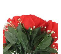 Bouquet da sposa elegante rosa seta squisiti fiori artificiali per ogni occasion