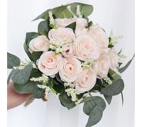 Bouquet da sposa Nastri morbidi Bouquet da sposa per il matrimonio in chiesa