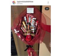 Bouquet di Cioccolato Kinder epifania fiori cioccolata idea amore fidanzata