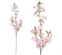Bouquet di fiori di ciliegio, 95 cm, seta artificiale realistica (rosa) | Realistico per il design dei fiori di ciliegio, consistenza del tessuto morbido, aspetto elegante naturale
