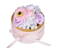 Bouquet di fiori di sapone profumato rosa fatto a mano con ingredienti vegetali