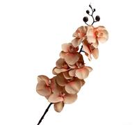 Bouquet di fiori finti in seta mozzafiato con 9 teste di Phalaenopsis per elevare lo stile del tuo spazio (H)