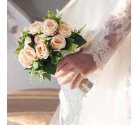 Bouquet di rose artificiali per la cerimonia, decorazione della chiesa, per