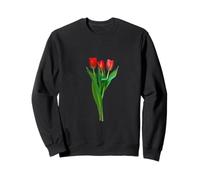 Bouquet di tulipani rossi Felpa