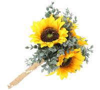 Bouquet Fiori Sposa Girasoli Teste Di Girasole Artificiali Fiore Simulazione