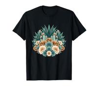 Bouquet Floreale di Cactus di Rose succulente del Deserto Maglietta
