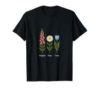Bouquet floreale Foxglove Daisy Tulip Flowers Maglietta
