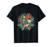 Bouquet Floreale Vintage succulento Boho Garden Maglietta