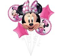 Amscan Anagram 4070601 - Bouquet di palloncini con motivo Minnie Disney, 5 pezzi