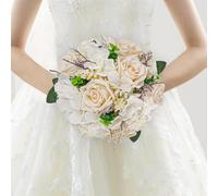 Bouquet Nuziale con Fiori Artificiali per La Sposa E Le Damigelle