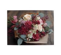 Bouquet On The Table - Puzzle orizzontale in legno, 500 pezzi, per sviluppare abilità pratiche per rilassarsi e interagire genitore-figlio