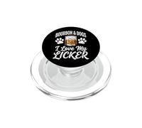 Bourbon And Dogs I Love My Licker PopSockets PopGrip per MagSafe