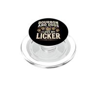 Bourbon And Dogs I Love My Licker PopSockets PopGrip per MagSafe