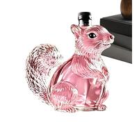 Bourbon Decanter, Squirrel Shape Empty Wine Container, Whiskey Bottle, for Home Kitchen Dining Room Restaurant Bar Party Celebration