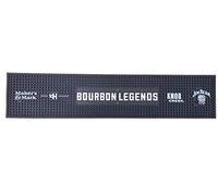 Bourbon Legends Tappetino da bar con licenza ufficiale - 59,7 x 12,7 cm - Maker's Mark, Basil Hayden, Knob Creek, Jim Beam