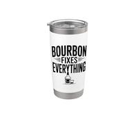 Bourbon risolve tutto ciò che è divertente per gli amanti dei Bourbon Bicchiere termico in acciaio inox doppia parete