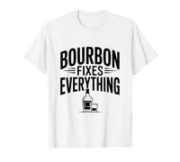 Bourbon risolve Tutto ciò Che è Divertente per Gli Amanti dei Bourbon Maglietta