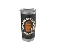 Bourbon Whiskey Drinker Tasting Distillery Bar Lover Men Bicchiere termico in acciaio inox doppia parete
